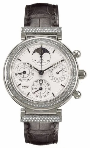 IWC Da Vinci Perpetual White Gold / Diamond / White / Italian IW8153-10 (IW815310)